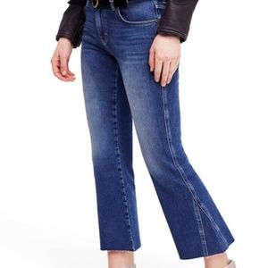 NEW Free People We the Free Rita Crop Flare Jeans